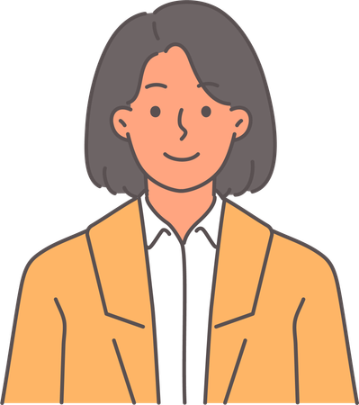 Confident Businesswoman  Illustration