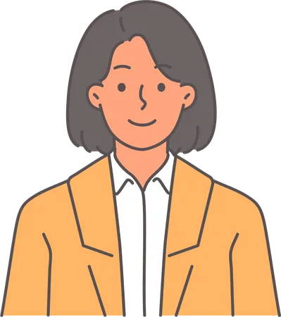 Confident Businesswoman  Illustration