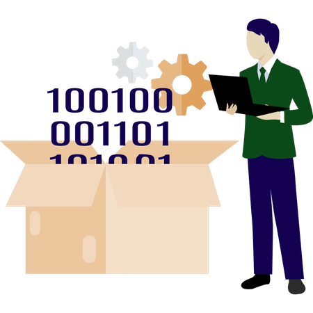 Configuración de niño para archivo de codificación  Illustration