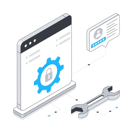 Configuración de seguridad  Ilustración