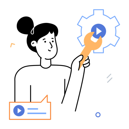 Configuración de vídeo  Ilustración