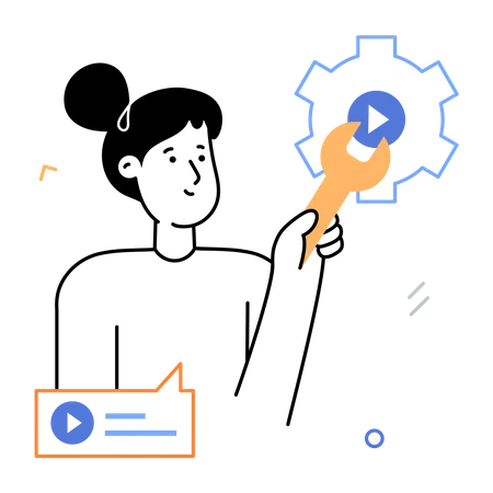 Configuración de vídeo  Ilustración