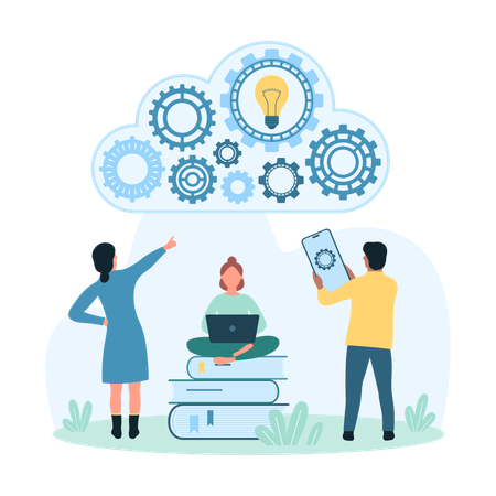 Configuración del servicio en la nube,  Ilustración