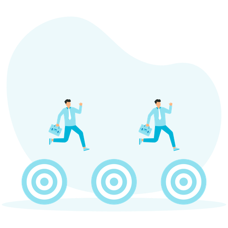 Definindo o caminho para o sucesso  Ilustração