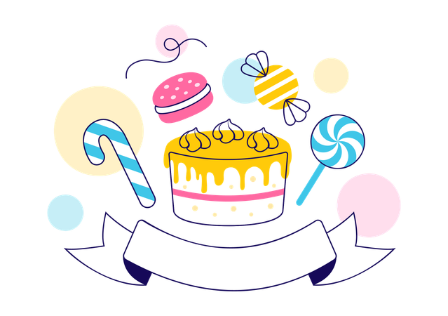 Confiserie  Illustration