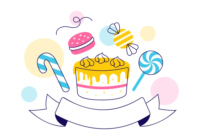 Confiserie  Illustration