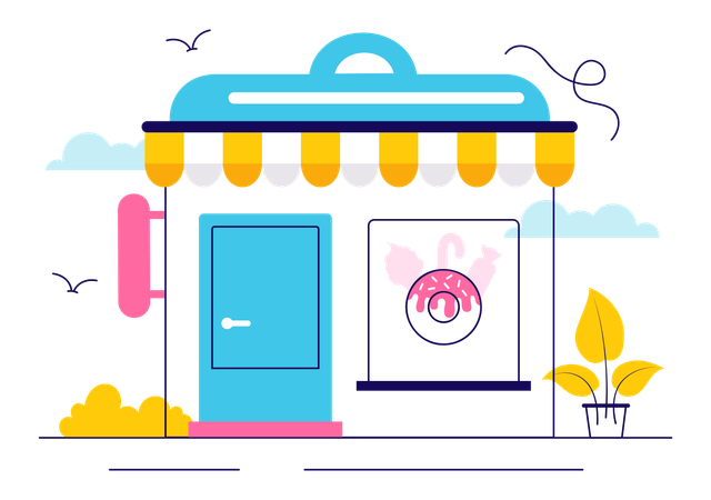 Confiserie  Illustration