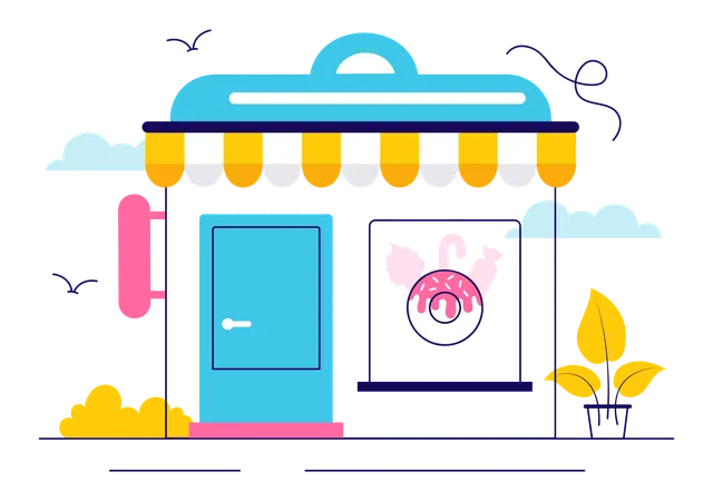 Confiserie  Illustration