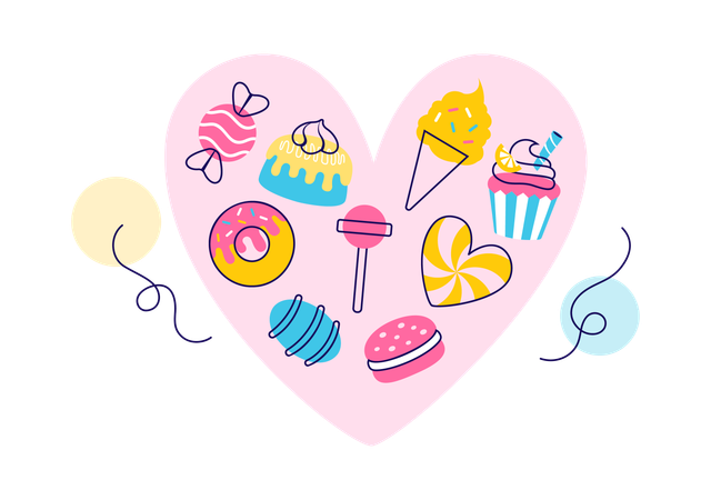 Confiserie  Illustration