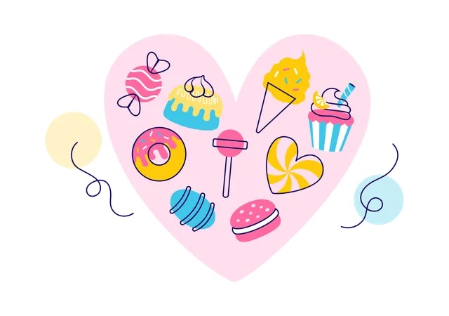 Confiserie  Illustration