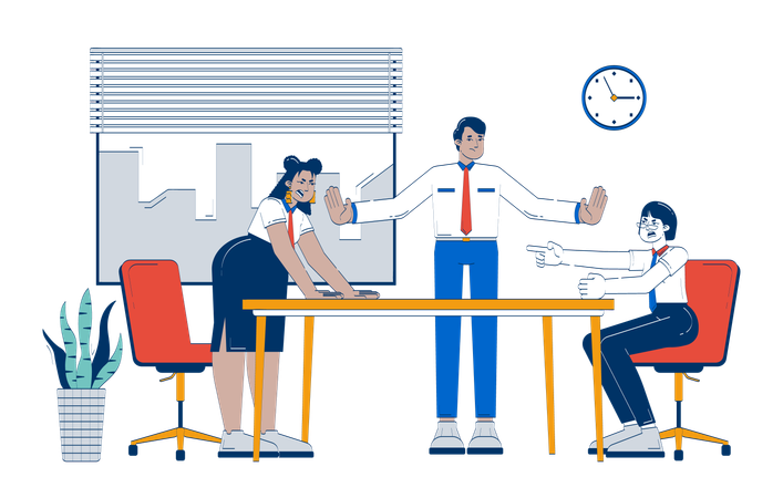 Conflict resolution  Illustration