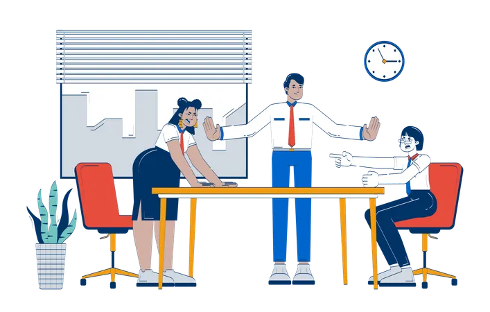 Conflict resolution  Illustration