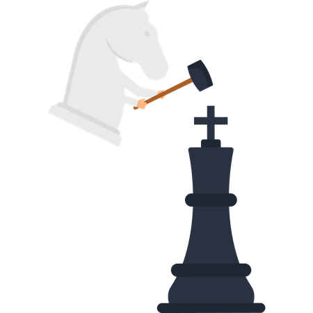 Conflicto estratégico empresarial  Ilustración