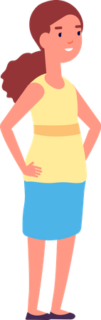 Confused Girl  イラスト