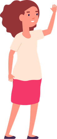 Confused Girl  イラスト