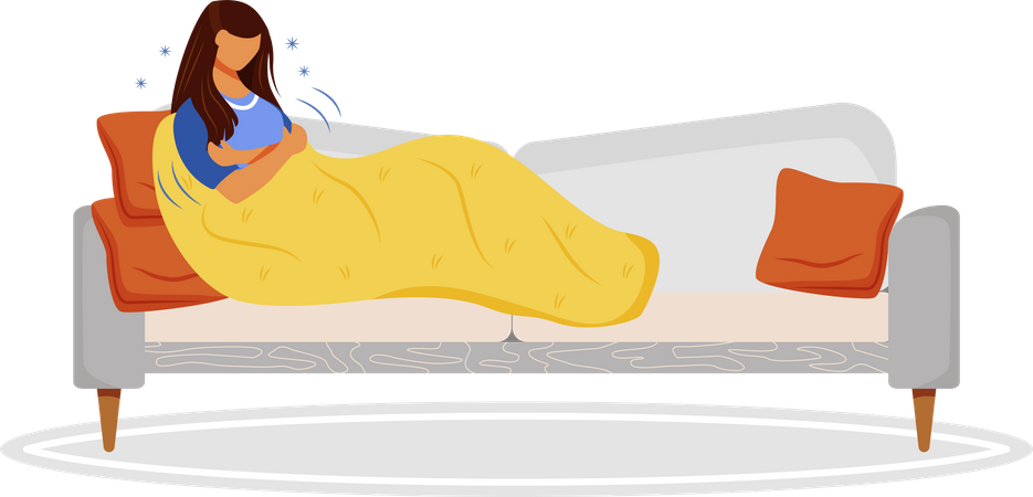 Congelando  Ilustração