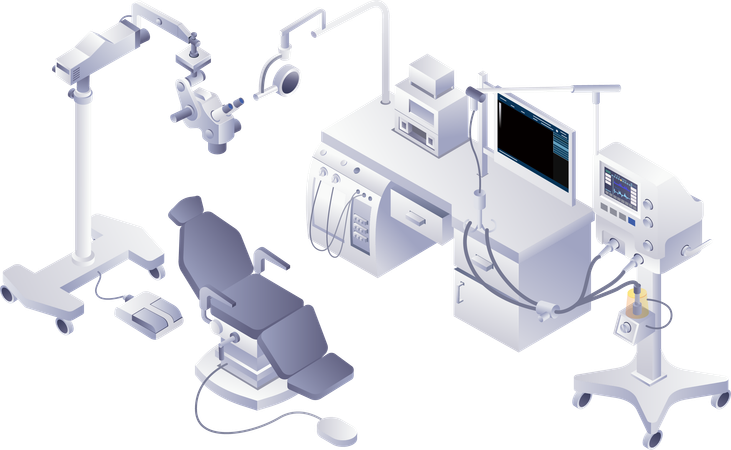 Conjunto de tecnologia de dentista de ferramentas médicas  Illustration