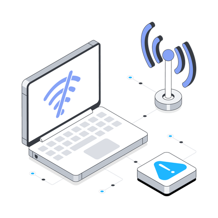 Connection Lost  Illustration