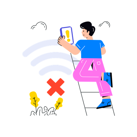 Connection Lost  Illustration