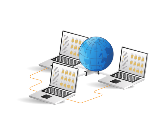 Connexion mondiale  Illustration