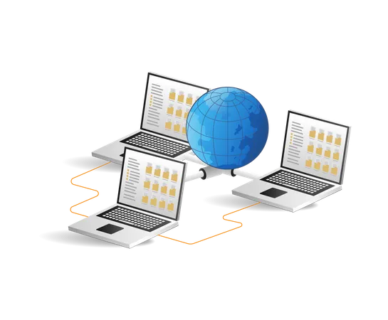 Connexion mondiale  Illustration