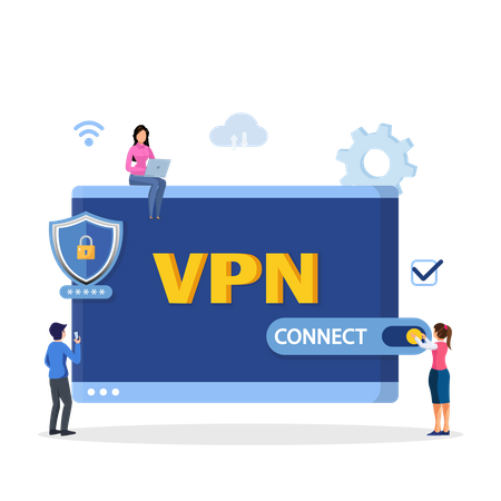 Connexion VPN  Illustration