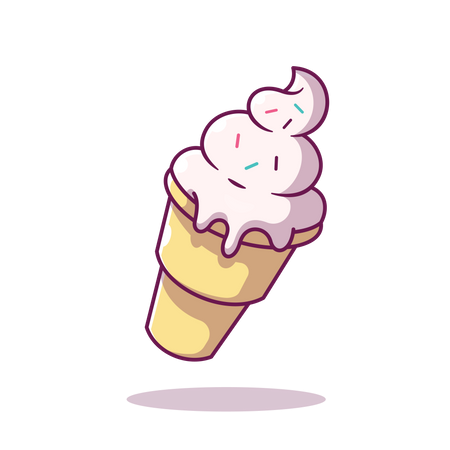 Cucurucho de helado  Ilustración