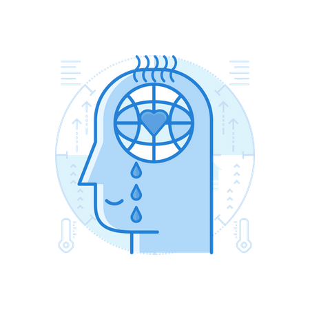 Consapevolezza del riscaldamento globale  Illustration