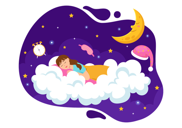 Conscience du sommeil de qualité  Illustration