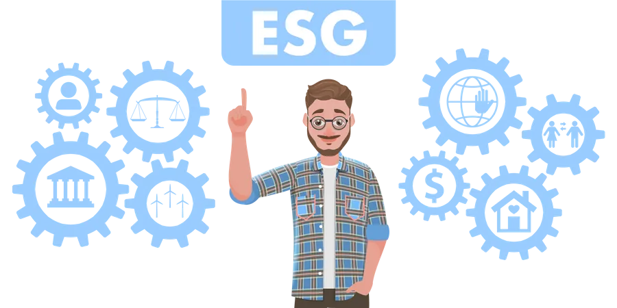 Conscientização ESG  Ilustração