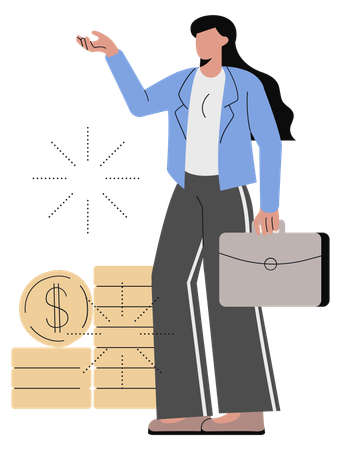 Conseiller financier  Illustration