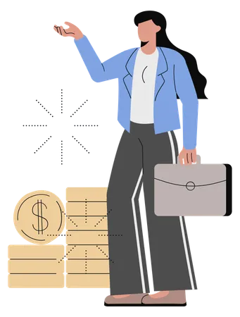 Conseiller financier  Illustration