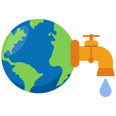Conservation d'eau  Illustration