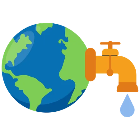 Conservation d'eau  Illustration