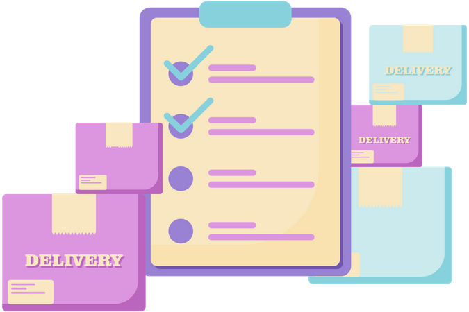 Consignment data  Illustration