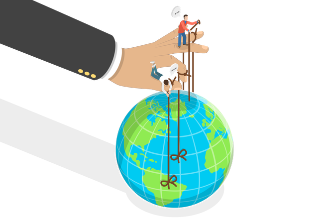 Complot mondial  Illustration