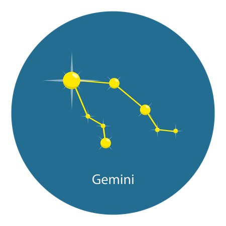 Constellation du zodiaque  Illustration