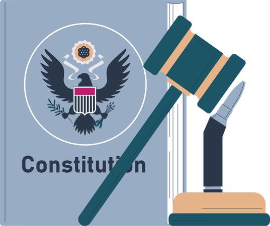Constitution book  Illustration