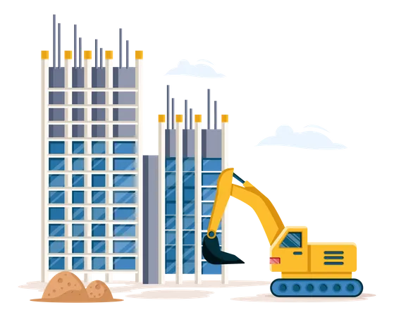 Construção inteligente  Ilustração