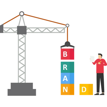 Construcción de marca  Ilustración