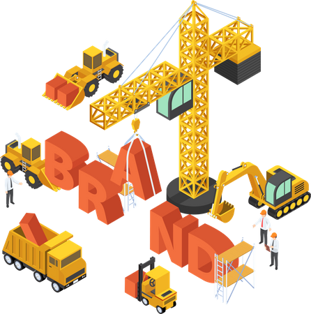 Construcción de marca empresarial  Ilustración