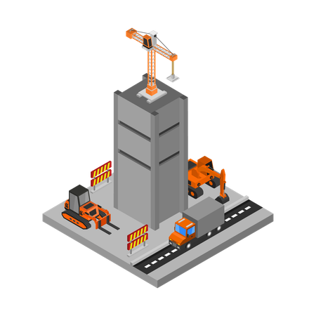 Construction Area  Illustration