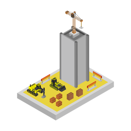 Construction Area  Illustration