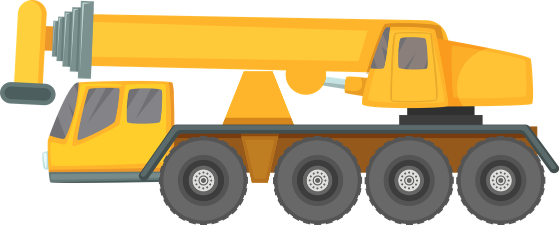 Construction Crane  Illustration