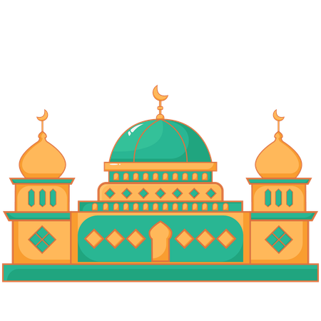 Bâtiment de la mosquée  Illustration