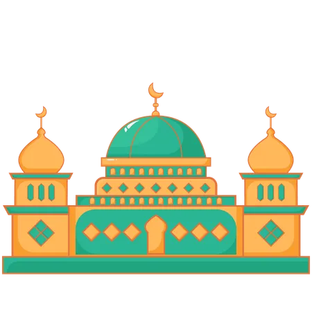 Bâtiment de la mosquée  Illustration