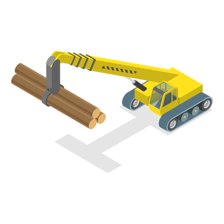 Construction Equipment  Illustration