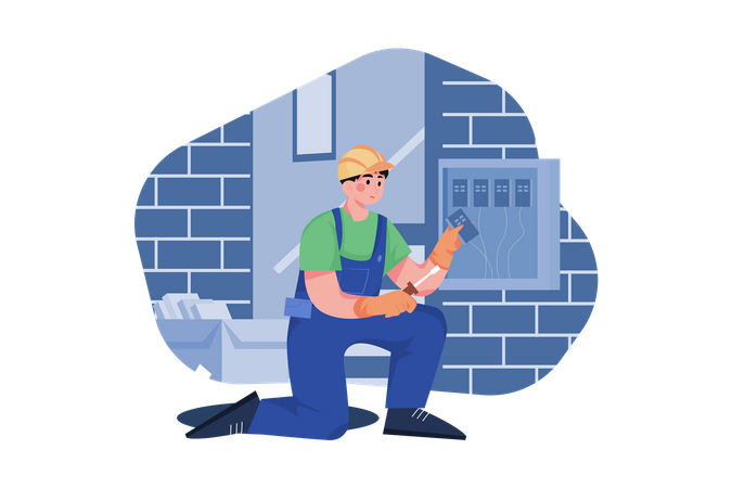 Construction Maintenance Engineer  Illustration