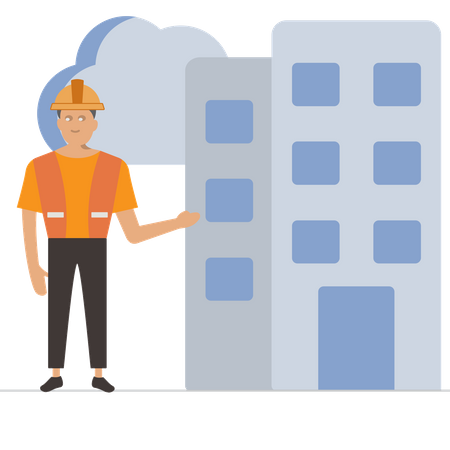 Construction Project  Illustration