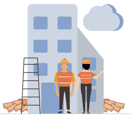 Construction Site  Illustration